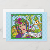 クリーンな石板_フラットカード7" x 5" (正面/裏面)