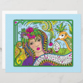 クリーンな石板_フラット紙シート11"x 8.5" (正面/裏面)