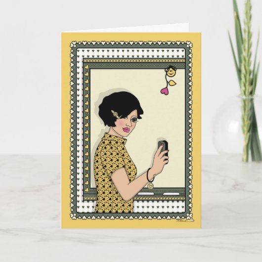 クリーンな石板_C_グリーティングカード カード (正面)