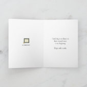 クリーンな石板_C_グリーティングカード カード (内部)