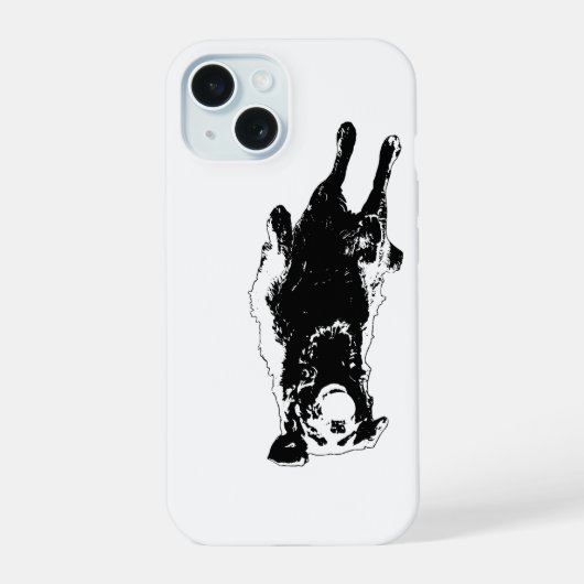 クリーンな飛躍ライン iPhone 15ケース (裏面)