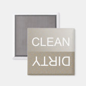 クリーンまたはダーティ食洗機磁石 マグネット (正面/裏面)