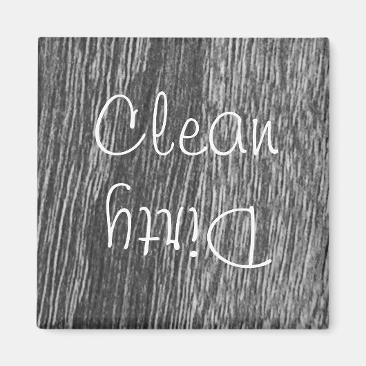 クリーンまたはダーティ食洗機磁石 マグネット (正面)