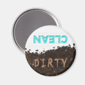 クリーンまたはダーティ食洗機磁石 マグネット (正面/裏面)