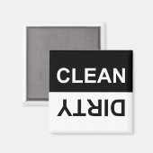 クリーンまたはダーティ食洗機磁石 マグネット (正面/裏面)