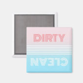 クリーンまたはダーティ食洗機磁石 マグネット (正面/裏面)