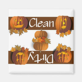 クリーンまたは汚いカボチャの食洗機磁石 マグネット