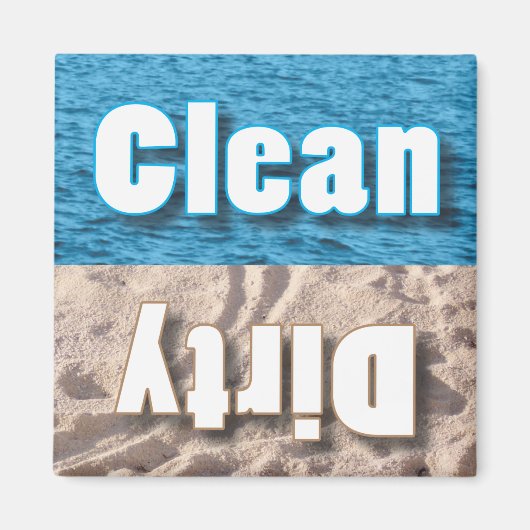 クリーンまたは汚れたマグネット マグネット (正面)