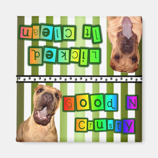 クリーンまたは汚れた皿マグネット マグネット (正面)