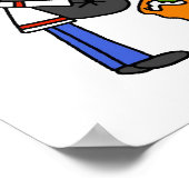 クリーンアップ日ボランティアTシャツとギフト ポスター (角)