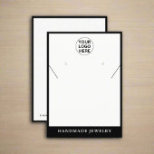 クリーンイヤリングネックレスジュエリーロゴ コーリングカード