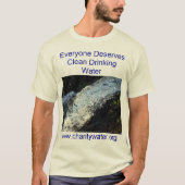 クリーンウォーターはシャツを繕う Tシャツ (正面)