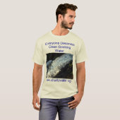 クリーンウォーターはシャツを繕う Tシャツ (正面フル)