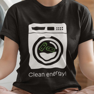 クリーンエネルギー – 座金の電池 Tシャツ