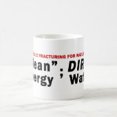 クリーンエネルギー; 汚れた水マグ コーヒーマグカップ (中央)