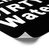 "クリーンエネルギー"，汚れた水 – ポスター (角)