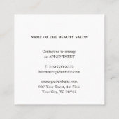 クリーンエレガントゴールデンハートラインサロン 割引カード (裏面)