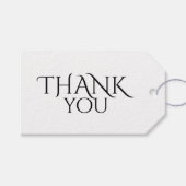 クリーンエレガントシンプルスタイリッシュギフトラベル ギフトタグ (正面(横))