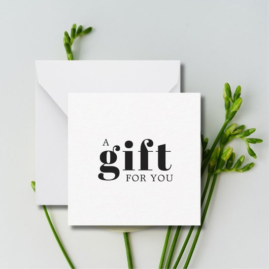 クリーンエレガントスタイリッシュ白黒美しいサロン ノートカード