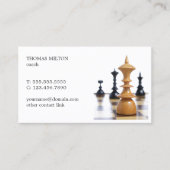 クリーンエレガントチェス姿コーチ 名刺 (正面)