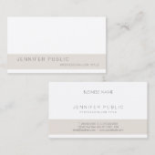 クリーンエレガントデザインテンプレートプロフェッショナルモダン 名刺 (正面/裏面)