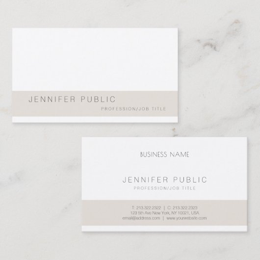 クリーンエレガントデザインテンプレートプロフェッショナルモダン 名刺