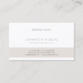 クリーンエレガントデザインテンプレートプロフェッショナルモダン 名刺 (裏面)