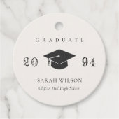 クリーンエレガントモダンミニマルシンプル卒業 フェイバータグ (正面)