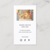 クリーンエレガント体栄養士ダイエットヘルス 名刺 (正面)