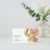 クリーンエレガント野菜体栄養士 名刺 (スタンド正面)