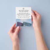 クリーンカスタムミニマルなビジネスロゴ&写真 チラシ (手)