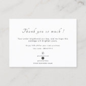 クリーンカメル手作り報酬割引カード 名刺 (裏面)