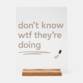 クリーンガールカオススキンケアデルルビベス引用文 アクリルサイン