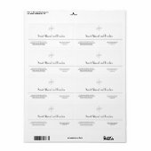 クリーンクラシックラインコールドプロセス石鹸テンプレート ラベル (フルシート)