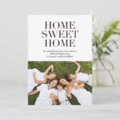 クリーンクラシック | 写真モダンの移動の告知 案内状 (スタンド正面)