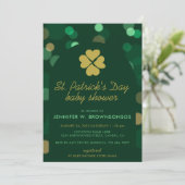 クリーングリーンシンプル《写真》ぼけ味St patricks day 招待状 (スタンド正面)