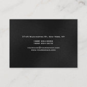 クリーングレーレッドグリーン白はっきりした文字名刺 名刺 (裏面)