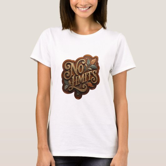 クリーンゴールド無制限スタイリッシュTシャツ Tシャツ (正面)
