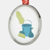 クリーンサプライ メタルオーナメント (左)