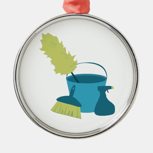 クリーンサプライ メタルオーナメント (正面)