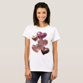クリーンシルバー HEARTS OF LOVE Tシャツ (正面フル)