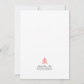 クリーンシンプルクライエレガントミニマ結婚リスト 招待状 (裏面)