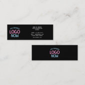 クリーンシンプルブコンテンポラリーラックスファッショナブル顧客 コーリングカード (正面/裏面)