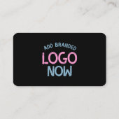 クリーンシンプルブコンテンポラリーラックスファッショナブル顧客 コーリングカード (裏面)