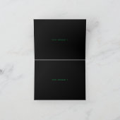 クリーンシンプルブコンテンポラリーラックスファッショナブル顧客 サンキューカード (内部)