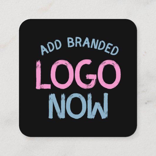 クリーンシンプルブコンテンポラリーラックスファッショナブル顧客 スクエア名刺 (裏面)