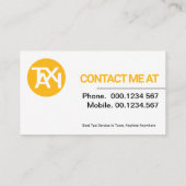 クリーンシンプルプレーンプロフェッショナルタクシータクシー運転手 名刺 (裏面)