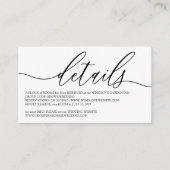 クリーンシンプルモダン詳細ミニの追加 エンクロージャーカード (正面)