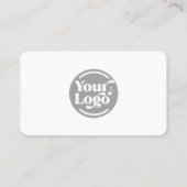 クリーンシンプルロゴQRコード名刺 名刺 (裏面)