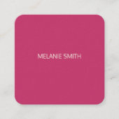 クリーンシンプル スクエア名刺 (正面)